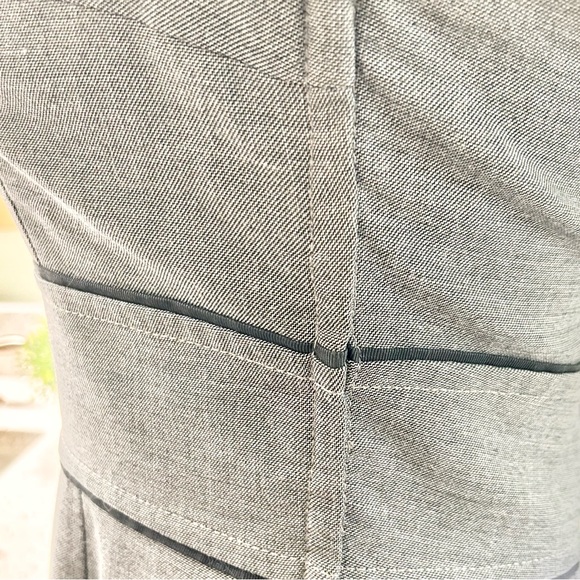 H&M Grey Fit and Flare Dress Size 6 (Label says 8) - Picture 5 of 8